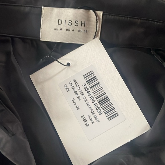 NWT DISSH EVANS SILK VACATION SHIRT 4 - Picture 6 of 6